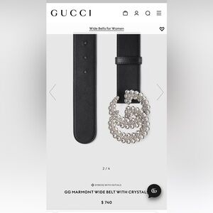 Woman’s Gucci belt